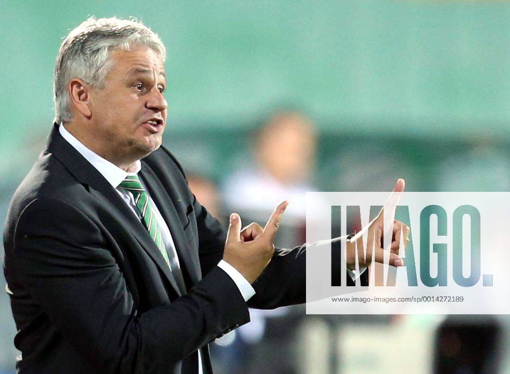Sofia(Bulgaria) PFC Ludogorets-FC Basel Razgrad UEFA Champion League play off men s football Stoycho Stoev PFC Ludogorets coach