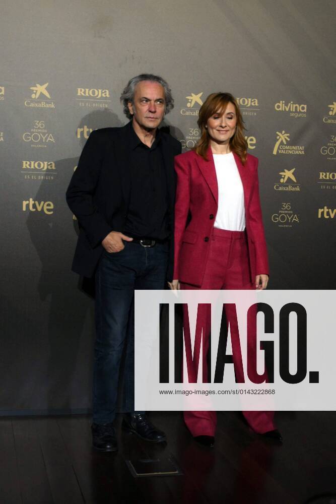 Actors Jose Coronado and Nathalie Poza at photocall for the 36th Goya Awards finalist nominations ceremony in Madrid on Monday, 29 November 2021 Cordon Press