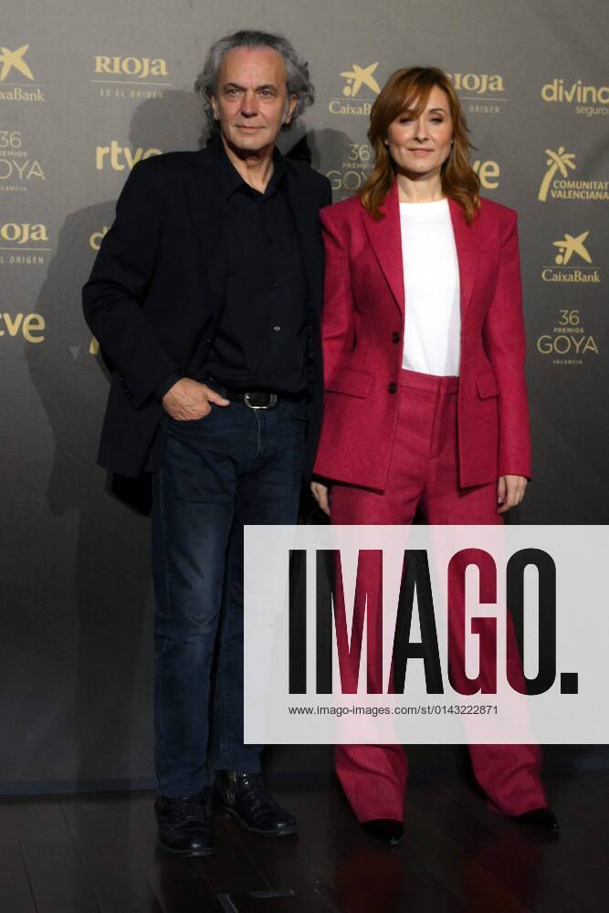 Actors Jose Coronado and Nathalie Poza at photocall for the 36th Goya Awards finalist nominations ceremony in Madrid on Monday, 29 November 2021 Cordon Press