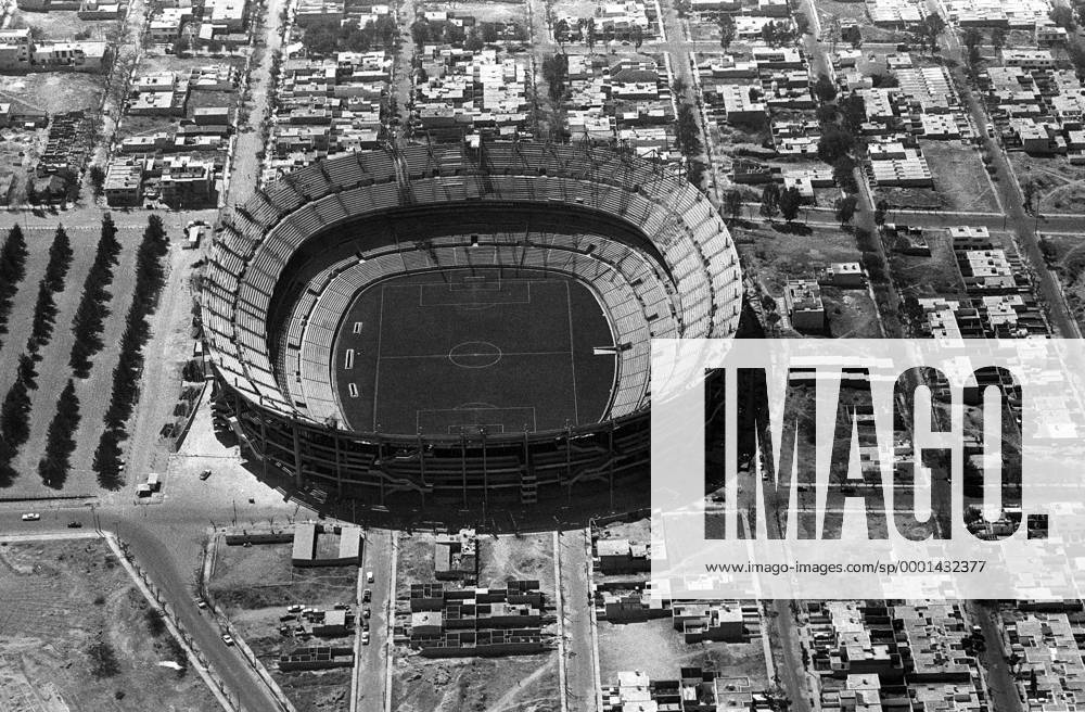 Das Estadio Jalisco kurz vor der Fertigstellung für die Weltmeisterschaft 1970 Fußball WM Herren Vorschau Weltmeisterschaft 1970, Totale Guadalajara