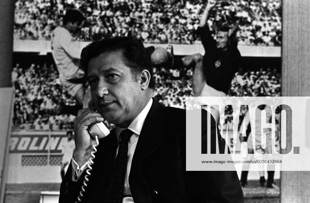 Guillermo Canedo - Präsident des mexikanischen Fußballverbandes FeMexFut Fußball WM Herren Vorschau Weltmeisterschaft 1970, Shooting, Fotoshooting, Fototermin, Einzelbild