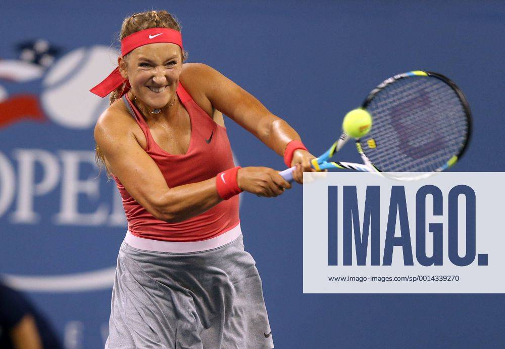 US Open 2013, USTA Billie Jean King National Tennis Center, Flushing Meadows, New York, ITF Grand Slam Tennis Tournament . Victoria Azarenka (BLR), Aktion,Einzelbild, Halbkoerper,Querformat