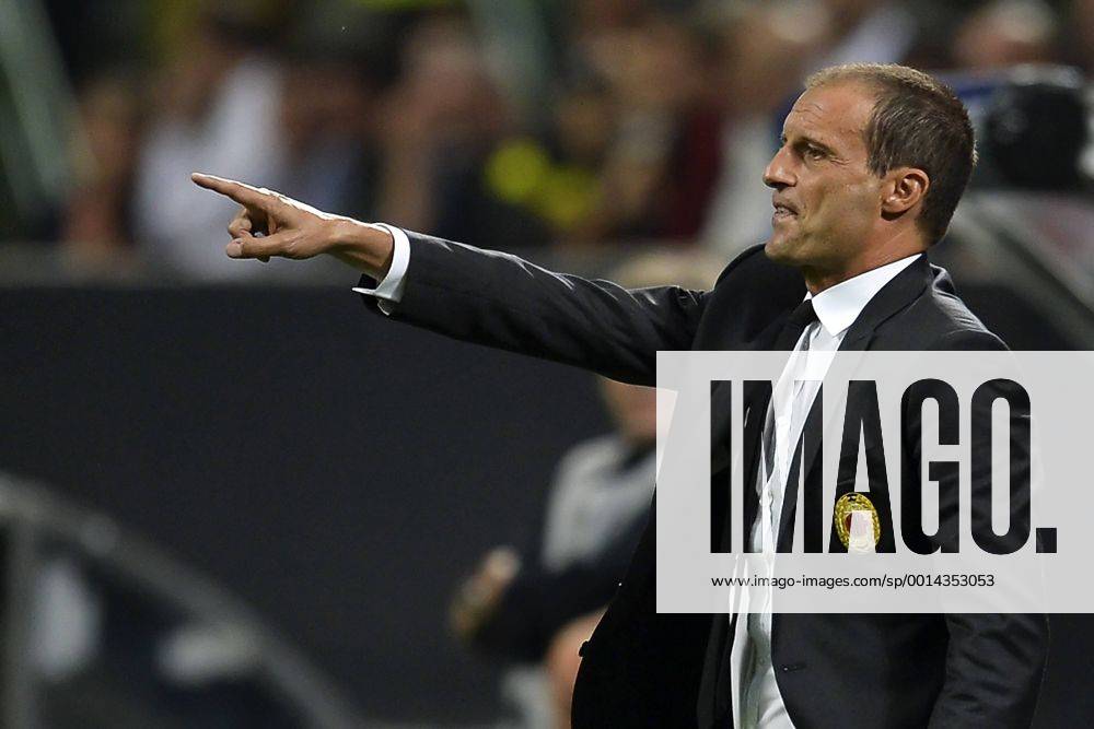 Massimiliano Allegri Milan coach Milano 28-08-2013 Stadio Giuseppe Meazza Football Calcio Champions League Play-Offs AC Milan - Psv Eindhoven andreaxstaccioli