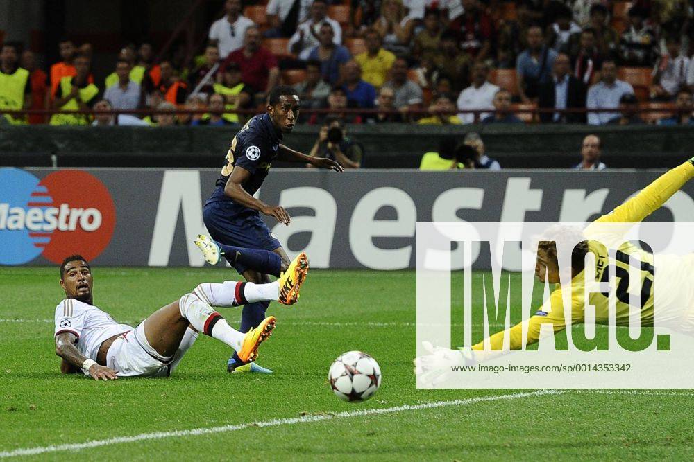 Milano 28 08 2013 - Champions League AC Milan - PSV Eindhoven Kevin Prince Boateng - Jeroen Zoet