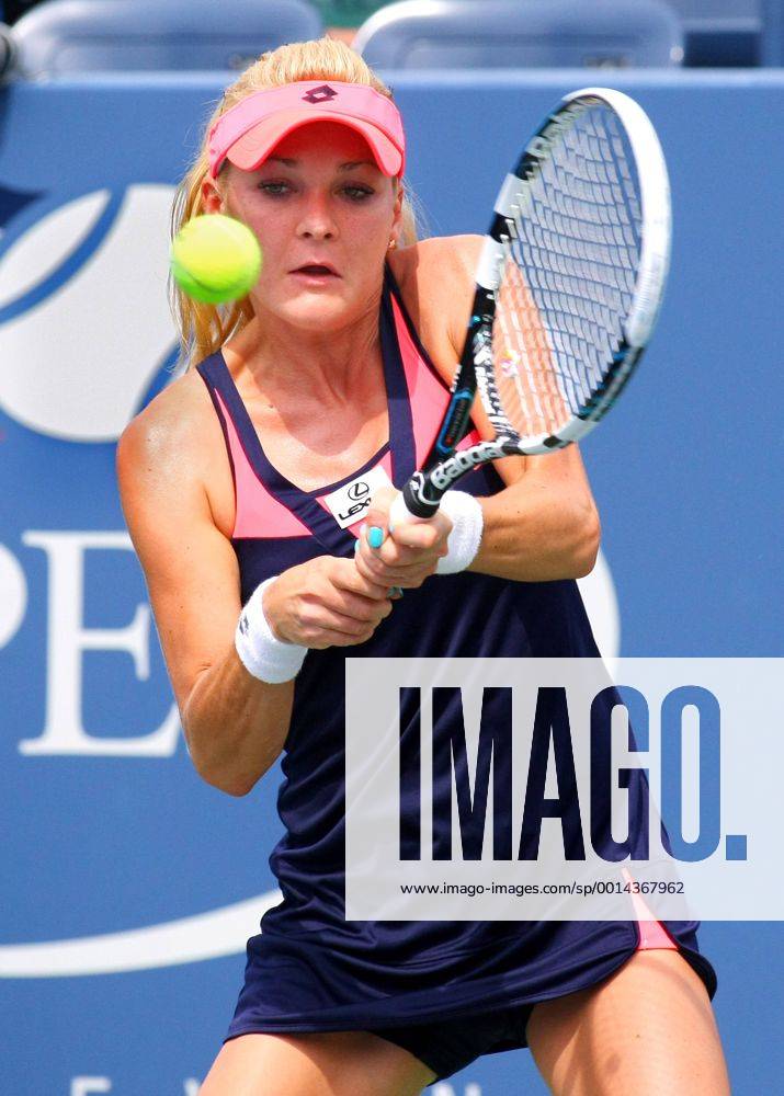 Agnieszka Radwanska of Poland in the first set during third-round action at the U.S. Open Championship held at the USTA Billie Jean King National Tennis Center on August 30, 2013 in New York City. UPI Photo MonikaxGraff NYP20130830302