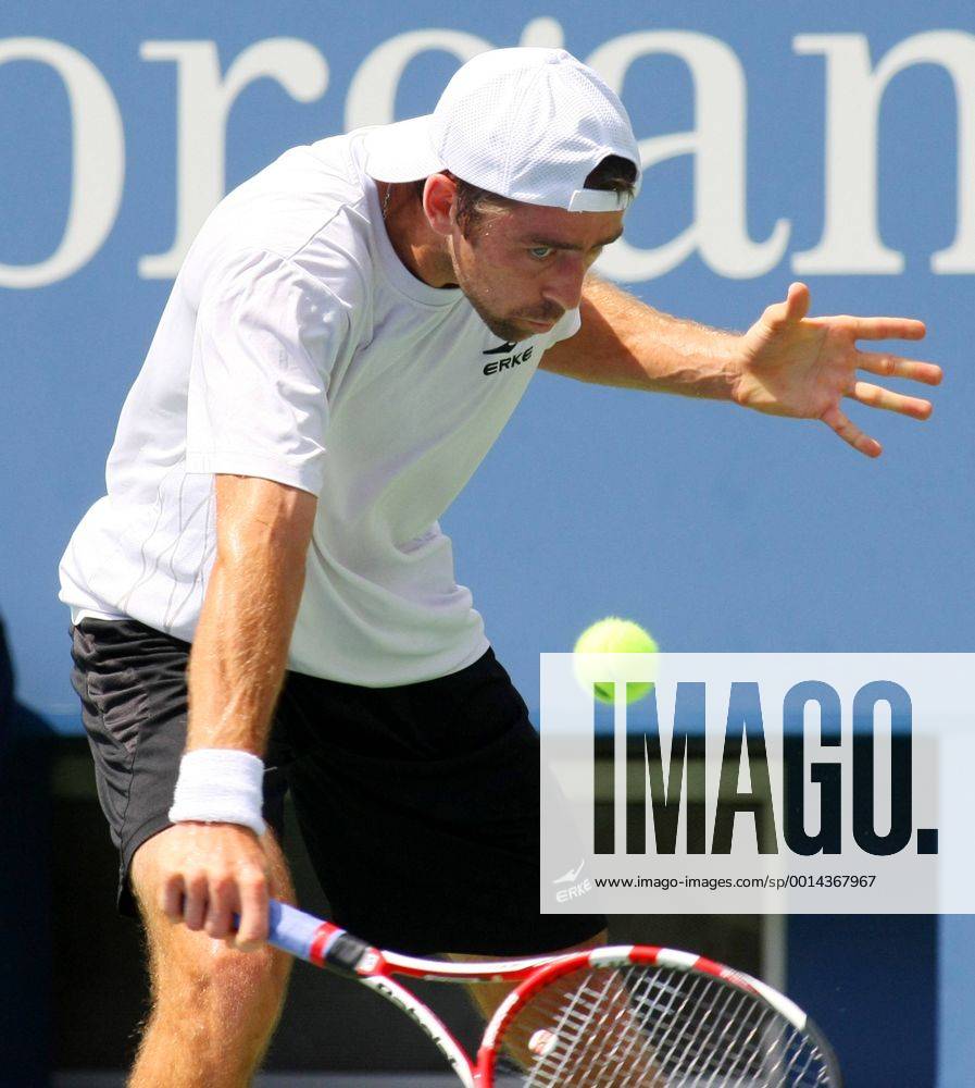 Benjamin Becker of Germany in the first set during second-round action at the U.S. Open Championship held at the USTA Billie Jean King National Tennis Center on August 30, 2013 in New York City. UPI Photo MonikaxGraff NYP20130830345