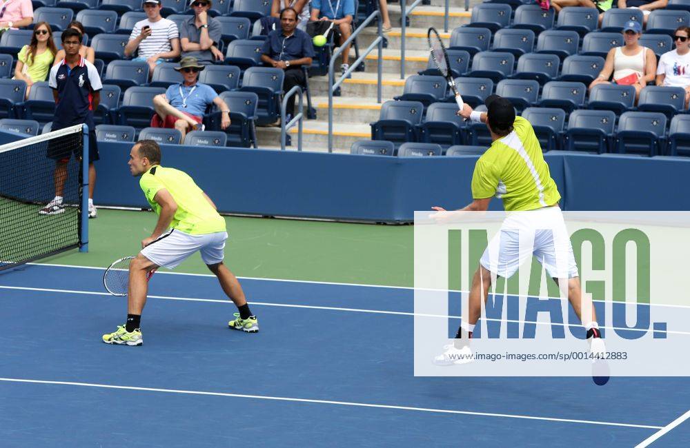 TENNIS - ATP, US Open 2013 NEW YORK CITY,NEW YORK,USA,03.SEP.13 - TENNIS - ATP Tennis Herren World Tour, US Open 2013, Grand Slam, Flushing Meadows, Doppel. Bild zeigt Bruno Soares (BRA) und Alexander Peya (AUT).