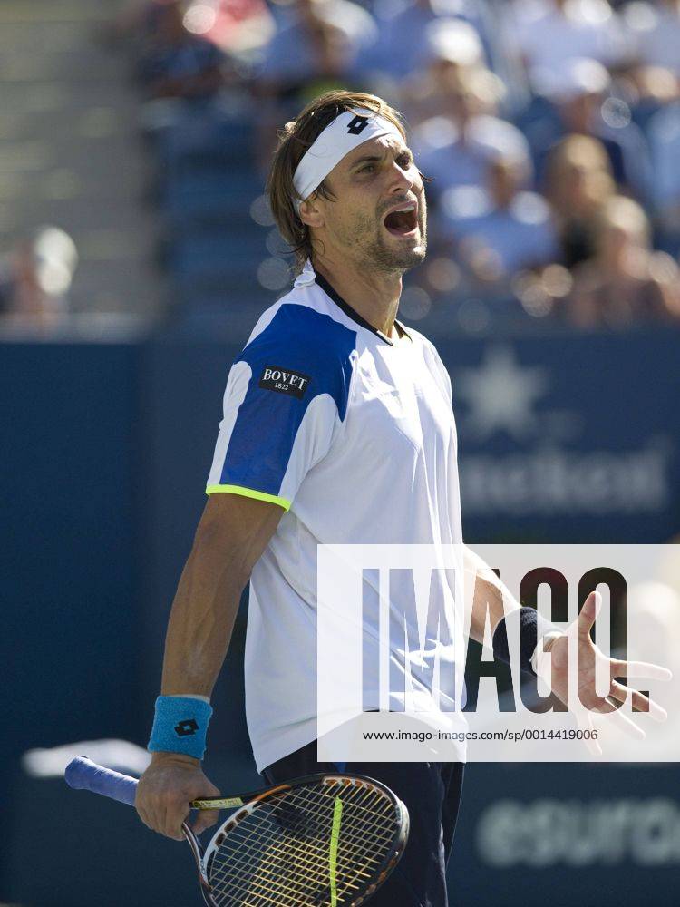 David Ferrer of Spain in action in the US Open Tennis Championships at the Billie Jean King National Tennis Center in Flushing, New York. TENNIS: SEP 04 US Open Icon250130904145