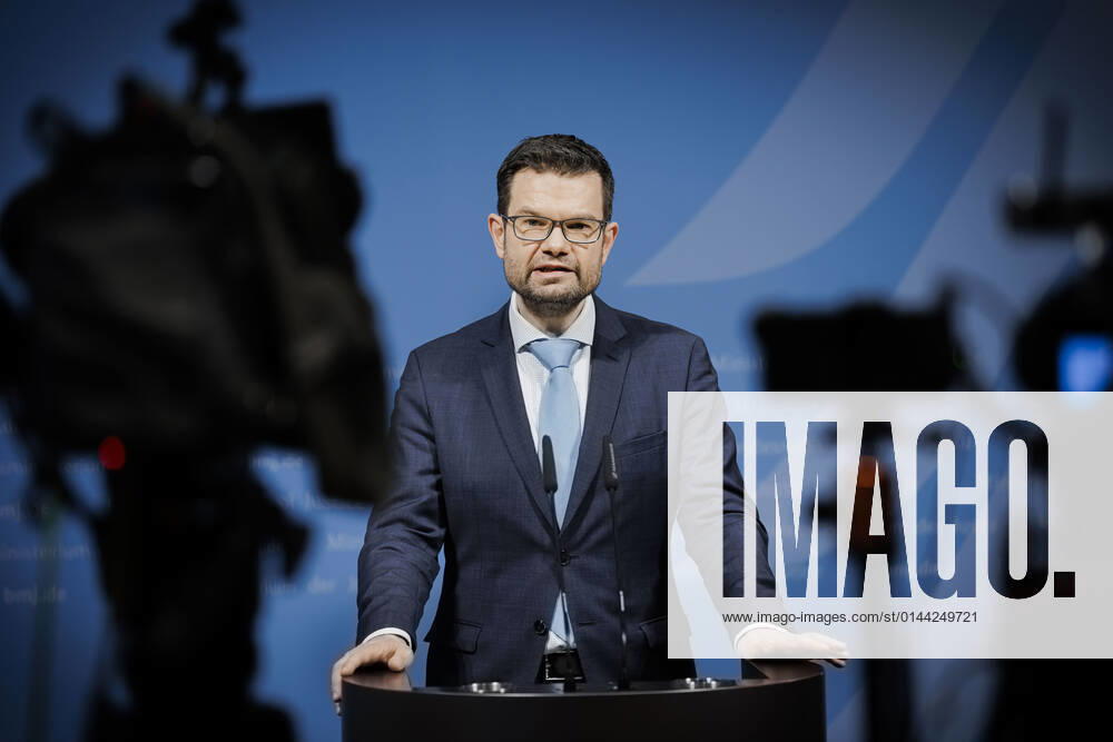 Marco Buschmann, Federal Minister of Justice, makes a statement at the BMJV Berlin, 09 12 2021 Berlin Germany