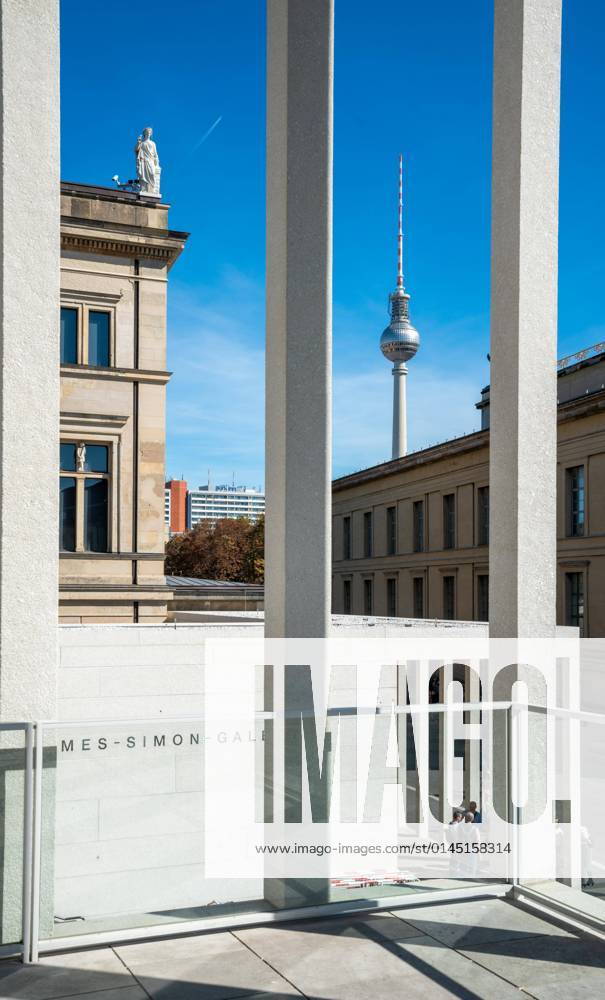 The Visitors Terrace at the James Simon Gallery, Berlin, Germany, Europe