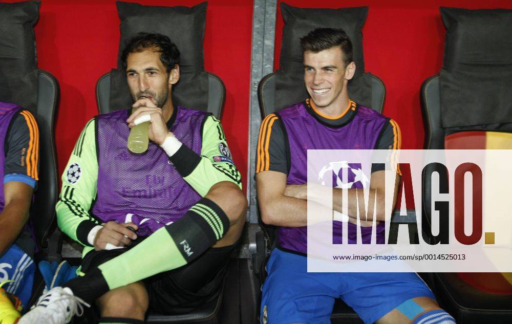 Champions League match played between Real Madrid and Galatasaray Istanbul. In this picture, Diego Lopez and Gareth Bale. xBEATRIZxGUZMANx