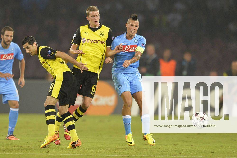 Henry Mkhitaryan, Sven Bender Borussia, Marek Hamsik Napoli Napoli SSC Napoli - Borussia Dortmund andreaxstaccioli