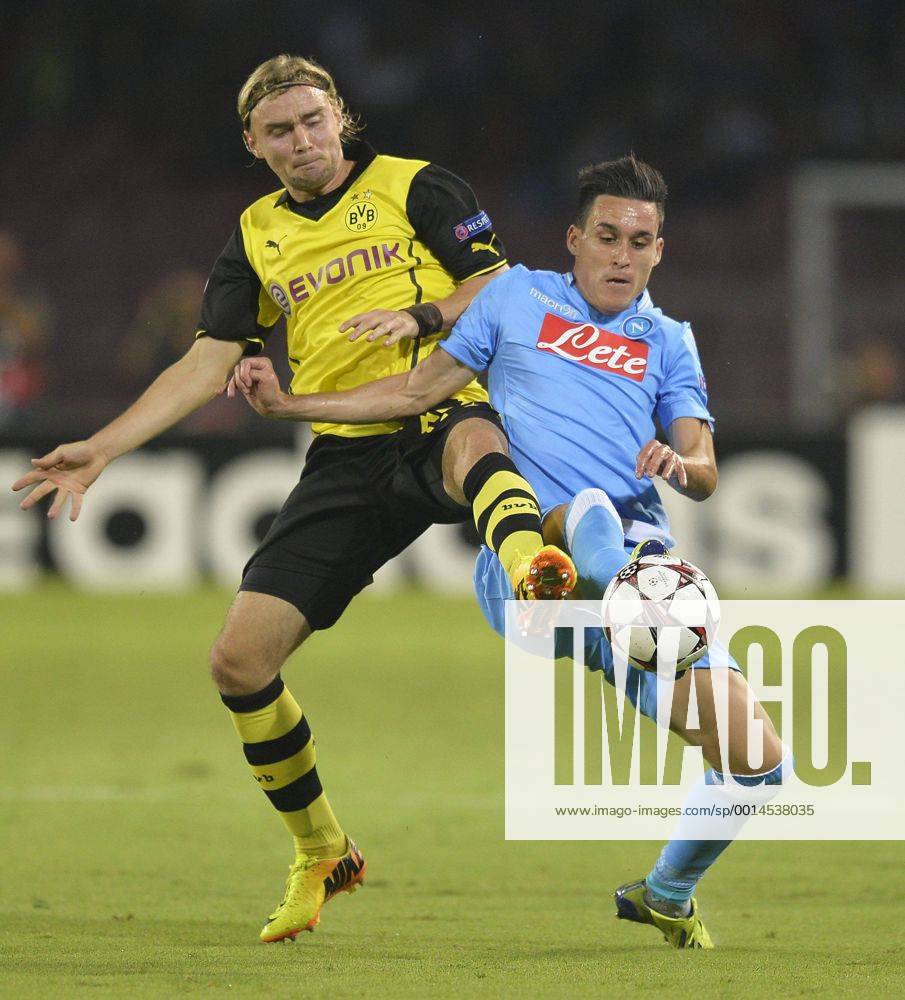 Marcel Schmerzel Borussia, Jose Callejon Napoli Napoli SSC Napoli - Borussia Dortmund andreaxstaccioli