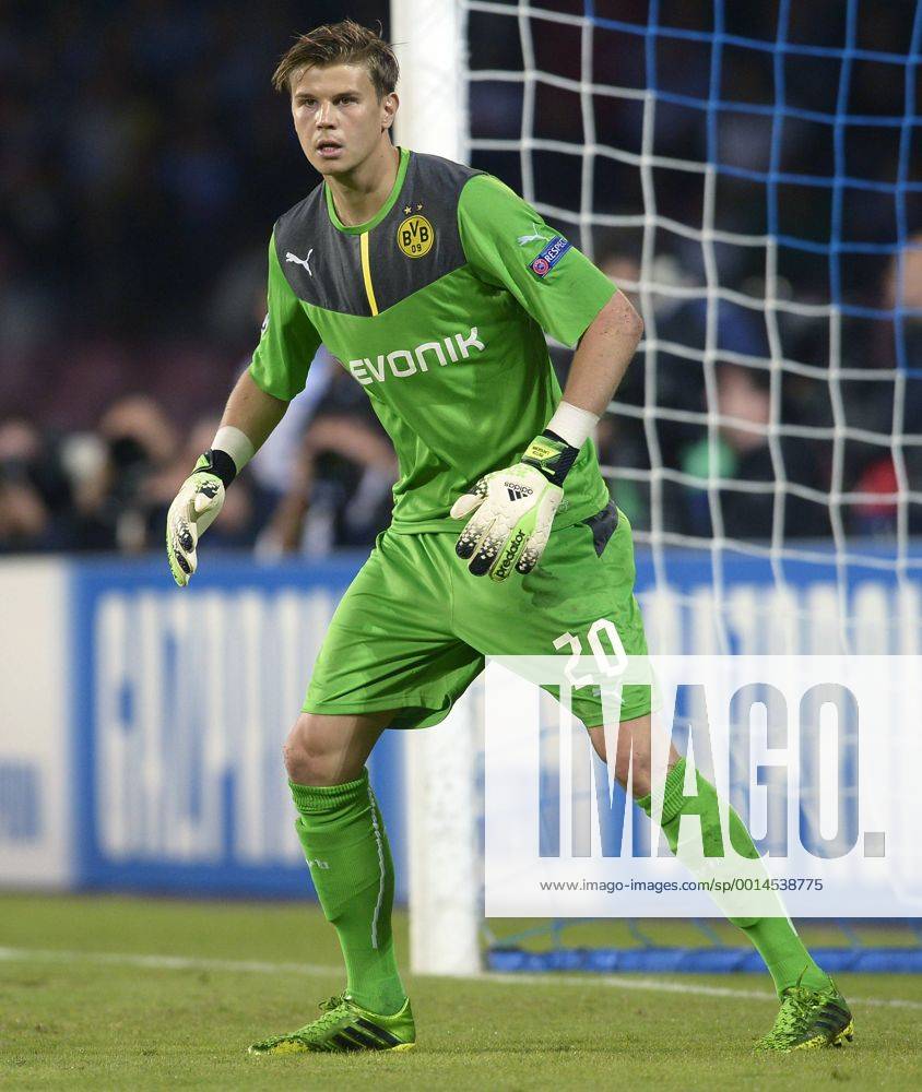 FUSSBALL CHAMPIONS LEAGUE SAISON 2013 2014 Vorrunde SSC Neapel - Borussia Dortmund 18.09.2013 Torwart Mitchell Langerak (Borussia Dortmund)