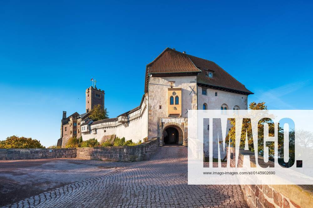 The Wartburg in autumn, UNESCO World Heritage, Thuringia, Eisenach, Germany, Europe