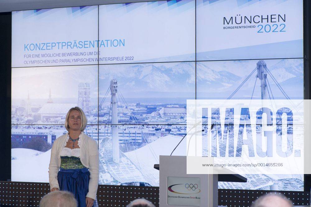 DOSB Tagung zur Olympiabewerbung der Olympischen Winterspiele und Paralympics 2022, Coubertin, Olympiapark, München. 30.09.2013 Im Bild. Verena Bentele