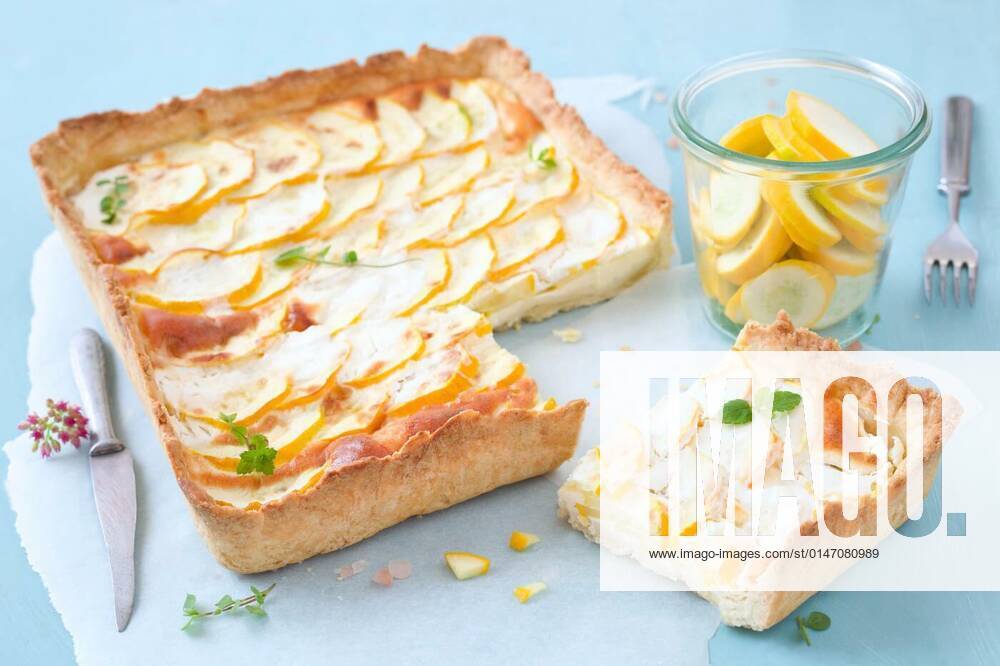 Sliced zucchini tart., 25.09.2021,