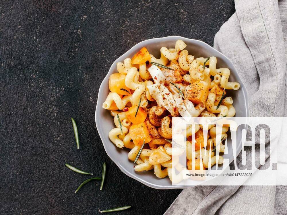 Fusilli pasta with pumpkin, rosemary and brie, 25.09.2021,