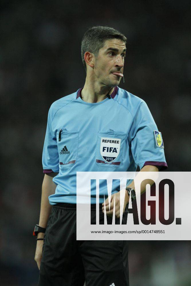 England v Montenegro - World Cup Qualifier . . Wembley, London, UK . . 11.10.2013 Referee Alberto Undiano Mallenco.