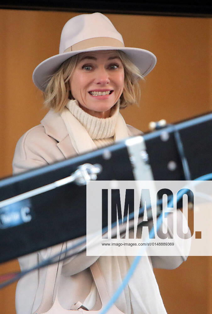 NEW YORK, NY - JANUARY 26: Naomi Watts on the set of TV mini-series The Watcher in New York City on January 26, 2022.