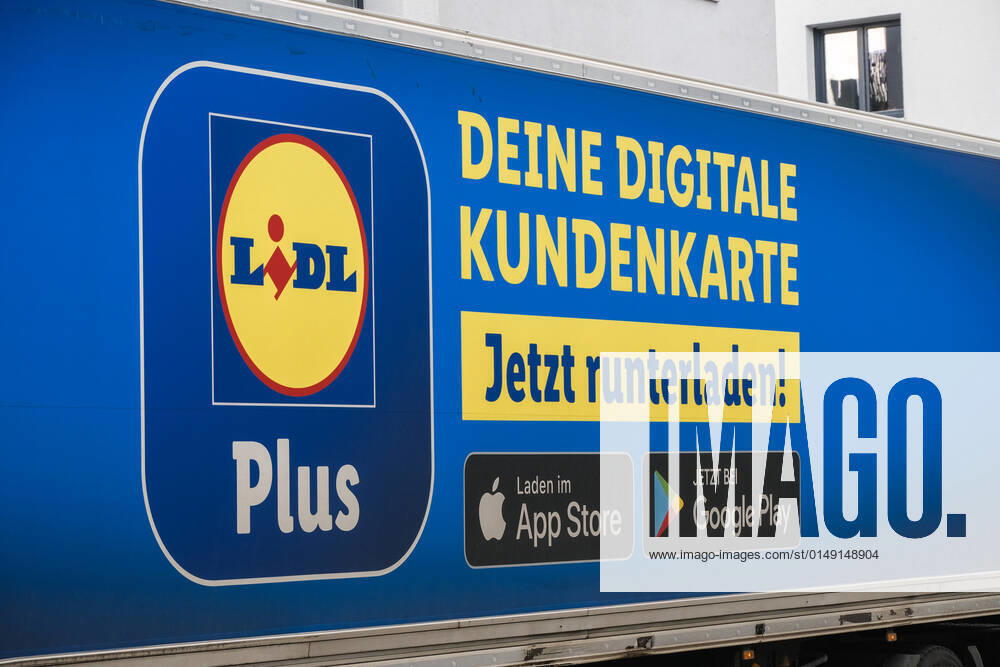 Düsseldorf 28.01.2022 Lidl Plus Lebensmittel Discounter Supermarkt Digitale Kundenkarte App Düsseldorf Nordrhein-Westfalen Deutschland