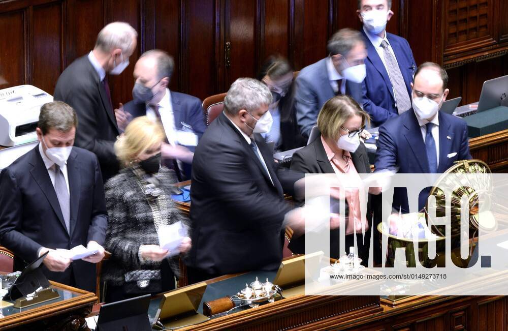Photo IPP Fabio Cimaglia Rome 29 01 2022 Chamber of Deputies Seventh ballot for the election of the President of the Republic In the photo the counting operations Rome 29 01 2022 Chamber of Deputies 0