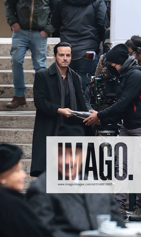 Actor Andrew Scott during the shooting of the film Ripley in Venice