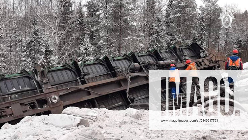 A recovery operation is underway at the site of derailment of 18 coal cars at a section of the Trans-Siberian Railway in the Nytva District. No casualties have been reported; six trains are delayed, three are canceled. Best quality available. Central Interregional Investigation Department for Transport of the Russian Investigative Committee TASS THIS IMAGE WAS PROVIDED BY A THIRD PARTY. TS12143E