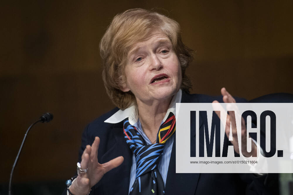 Deborah E. Lipstadt appears before a Senate Committee on Foreign Relations hearing for her nomination to be Special Envoy to Monitor and Combat Anti-Semitism, with the rank of Ambassador, in the Dirksen Senate Office Building in Washington, DC, Tuesday, February 8, 2022 Washington USA - ZUMAs152 20220208_zaa_s152_040