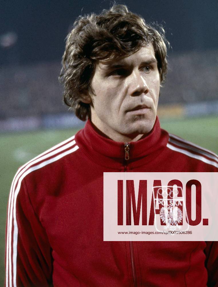 Wlodzimierz Smolarek (Polen) - Fußball Länderspiel Herren Länderspiel 1983, Testspiel, Test, Freundschaftsspiel, Nationalmannschaft, Nationalteam Porträt Aufnahmedatum geschätzt Wroclaw
