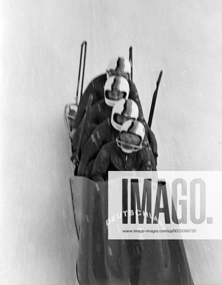 Bobsleigh - 1972 Sapporo Winter Olympics - Men s Four The West Germany One team, who won the bronze medal at Mount Teine, Japan. Wolfgang Zimmerer, Peter Utzschneider, Stefan Gaisreiter, Walter Steinbauer. 11 02 1972