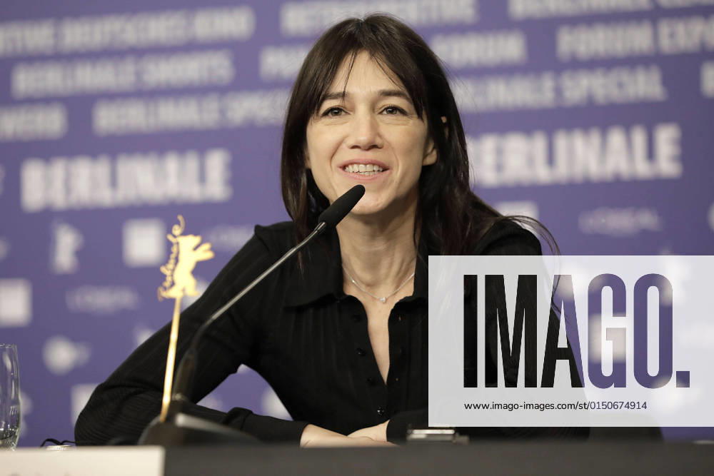 Charlotte Gainsbourg, the actress at the press conference for the feature film The Passenger Of The Night at the 72 Berlinale International Film Festival on 13 02 2022 in Berlin Charlotte Gainsbourg at the press conference for the feature film The Passenger Of The Night in Berlin