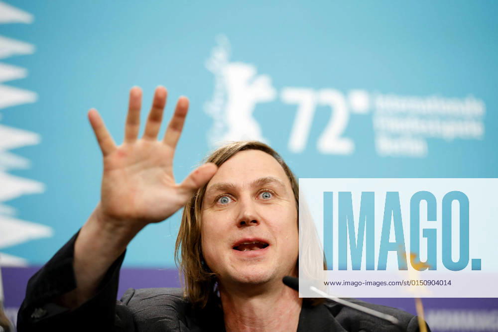 Lars Eidinger, the actor at the press conference for the feature film A Propos De Joan About Joan at the 72 Berlinale International Film Festival on 15 02 2022 in Berlin A Propos De Joan Photo Call in Berlin