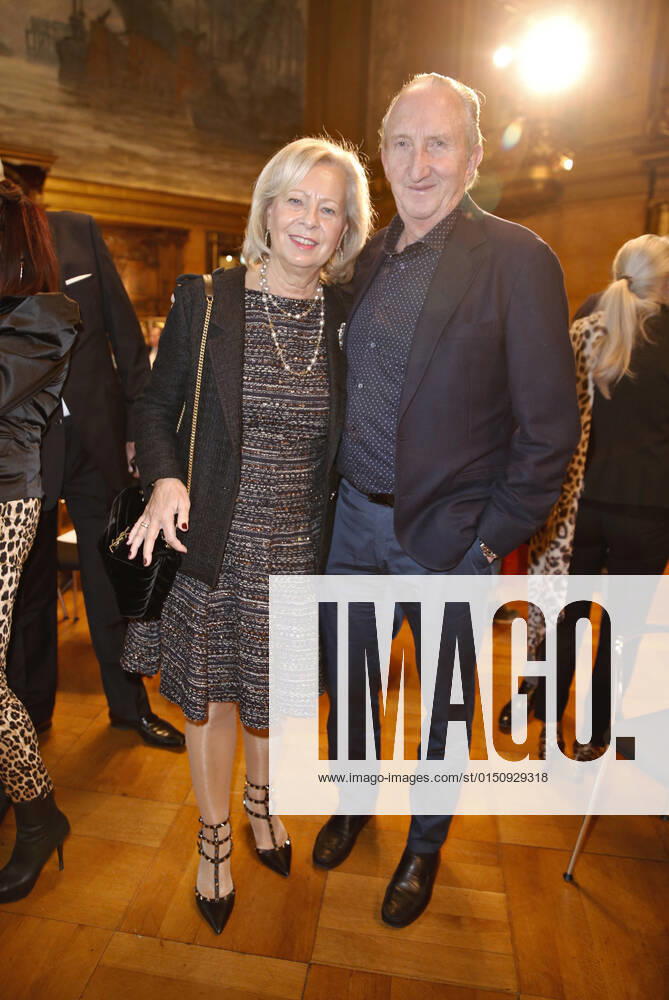 Mike Kruger with Wife Birgit HERO HEART 2018 on 5 November 2018 at Hamburg City Hall
