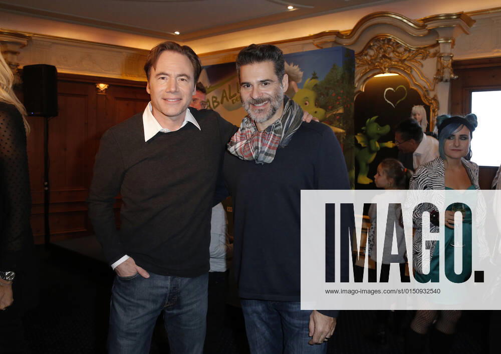 Michael Bully Herbig Rick Kavanian After Show Party in Frame the Premiere party from Tabaluga the Film on 25 November 2018 at Schuhbecks South Tyrolean Rooms in Munich