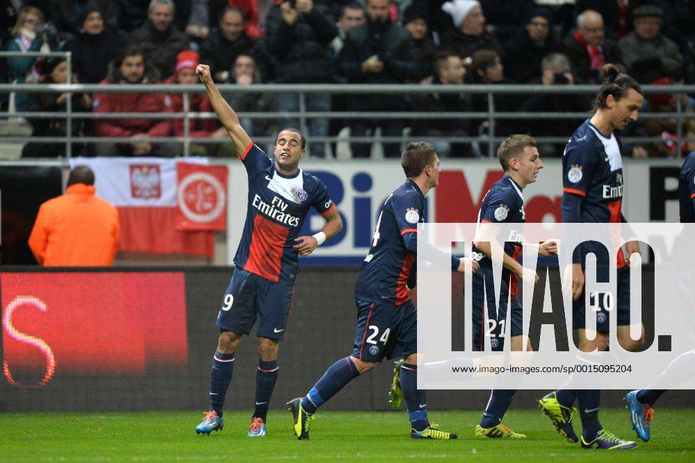 Lucas (psg) FOOTBALL : Stade Reims vs Paris Saint Germain PSG - Ligue 1 - 23 11 2013 AnthonyBIBARD FEP Panoramic