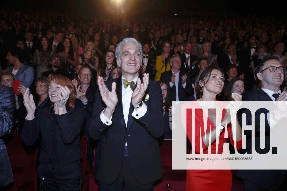 Walter Sittler with Wife Sigrid clausman, Gerit Kling with Husband Tungsten Becker European premiere from Cirque you Soleil paramour the Musical on 14 April 2019 at Stage Theatre New Flora in Hamburg