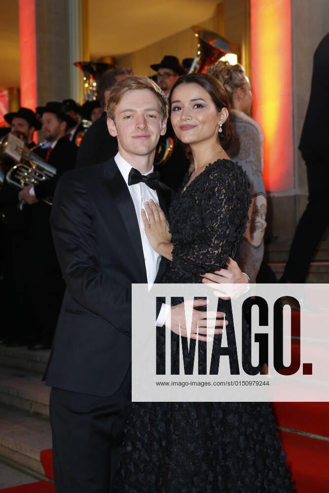 Timur Bartels with Girlfriend Michelle Math 25 Leipzig Opera Ball 2019 on 27 October 2019 in the Opera Leipzig