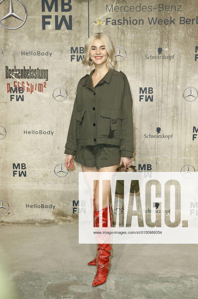 Stefanie Giesinger Fashion Week Mercedes Benz Presents Fashion Talents from South Africa on 13 January 2020 at Power station in Berlin