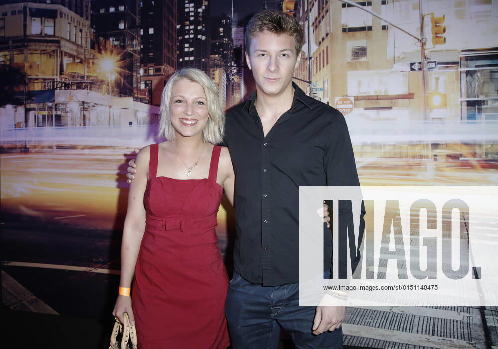 Iris Mareike Steen with Friend Kevin HOUSEWARMING the New BMW Branch office Berlin on 8 May 2014