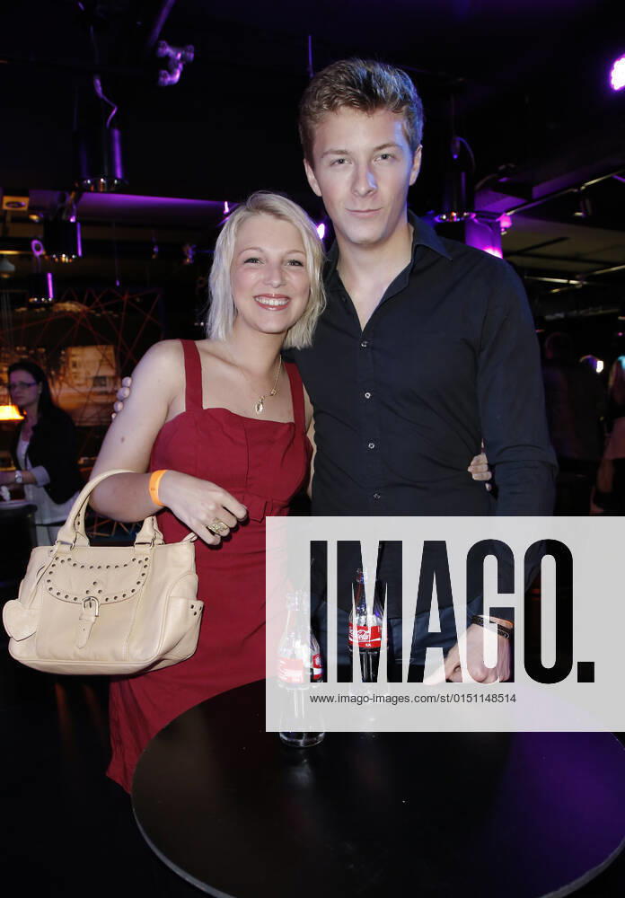 Iris Mareike Steen with Friend Kevin HOUSEWARMING the New BMW Branch office Berlin on 8 May 2014