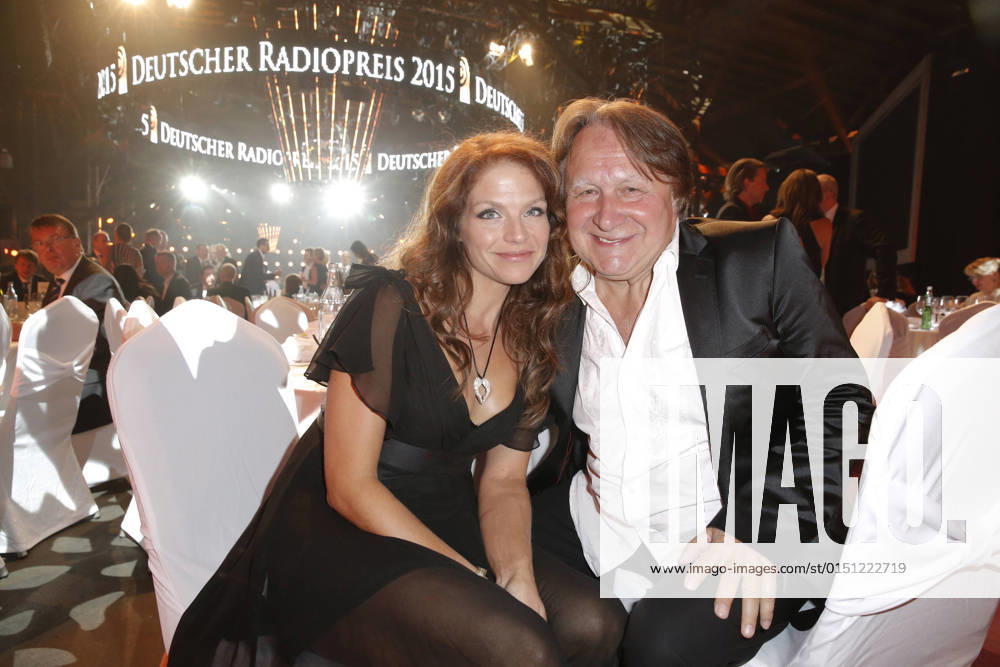 Peter Urban with Wife Laura Aftershow Party German Radio Prize 2015 on 3 September 2015 at Shed 52 in Hamburg