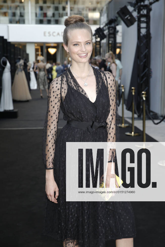Anna Mila Guyenz Grand Opening of Escada Flagship Stores Düsseldorf on 23 June 2016 in Düsseldorf Store Opening