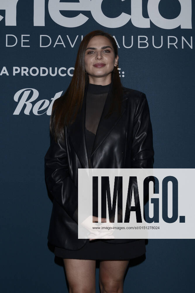 Prueba Perfecta Theater Press Conference MEXICO CITY, MEXICO - FEB 17, 2022: Actress Estefania Hinojosa poses for photos during the press conference of the Prueba Perfecta theater play at Foro Shakespeare. On February 17, 2022 in Mexico City, Mexico. (Photo by Carlos Tischler Eyepix Group)