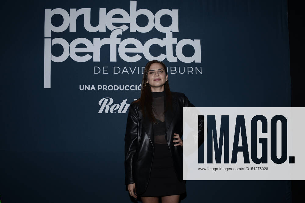 Prueba Perfecta Theater Press Conference MEXICO CITY, MEXICO - FEB 17, 2022: Actress Estefania Hinojosa poses for photos during the press conference of the Prueba Perfecta theater play at Foro Shakespeare. On February 17, 2022 in Mexico City, Mexico. (Photo by Carlos Tischler Eyepix Group)