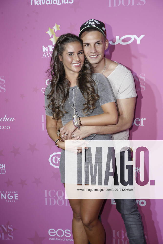 Sarah and Pietro Lombardi award Ceremony of 4 InTouch Award on 29 September 2016 in the Night residence in you sseldorf