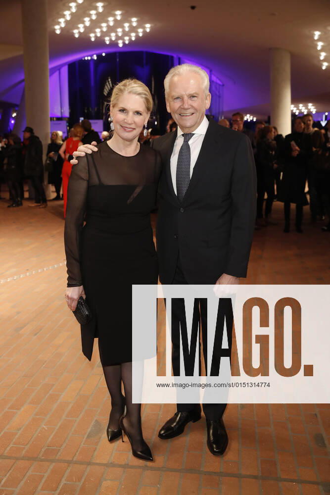 Cornelia Poletto and Rüdiger Pit Opening the Elbphilharmonie on 11 January 2017 in Hamburg