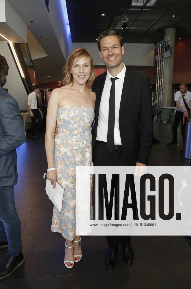 Franziska Weisz with Husband Felix Herzogenrath Opening 35 Film Festival Munich 2017 on 22 June 2017 at Mathäser Filmpalast in Munich