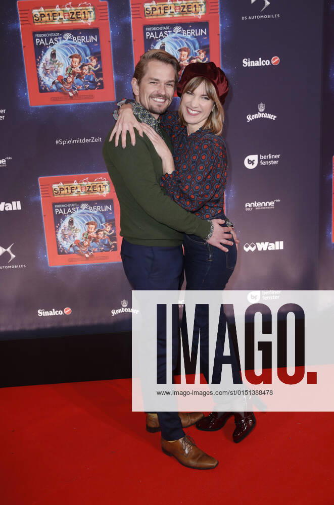 Isabell Horn with Friend Jens Ackermann Premiere from Game with the Time on 19 November 2017 at Friedrichstadt Palace in Berlin
