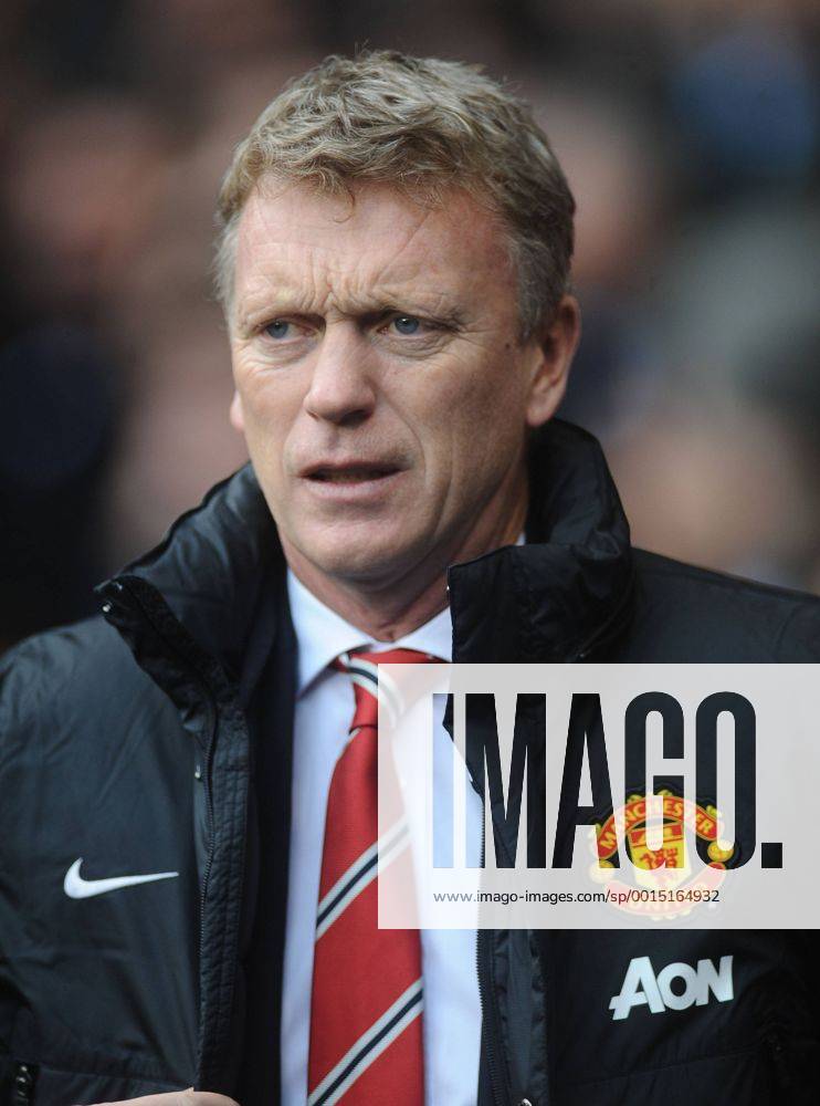 Football - 2013 2014 Premier League - Tottenham Hotspur vs. Manchester United (ManU) David Moyes - Manchester United Manager at White Hart Lane.